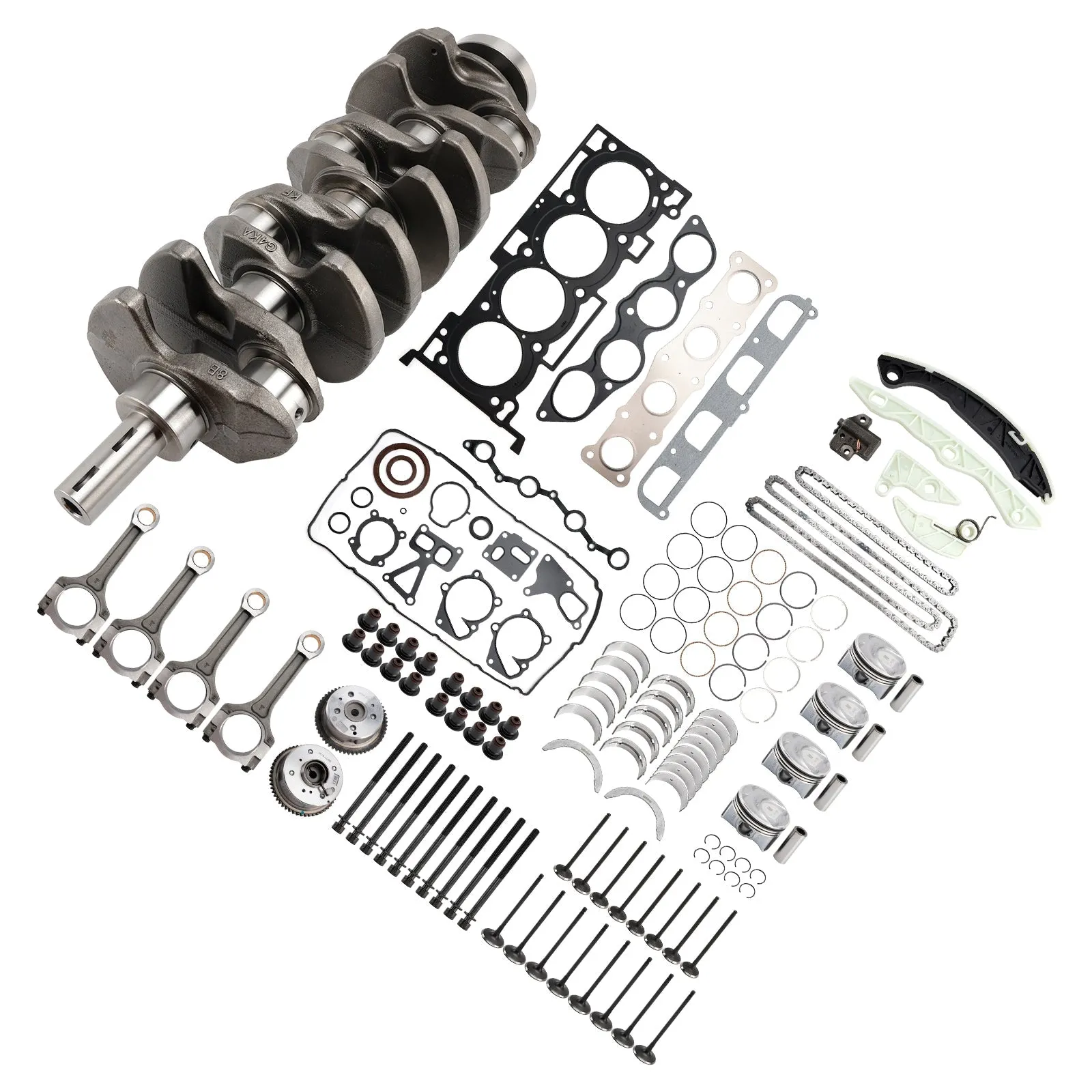 Kit de rénovation moteur Hyundai KIA G4KF 2.0T, vilebrequin, bielles, distribution 231112G430 234102G400 (copie)