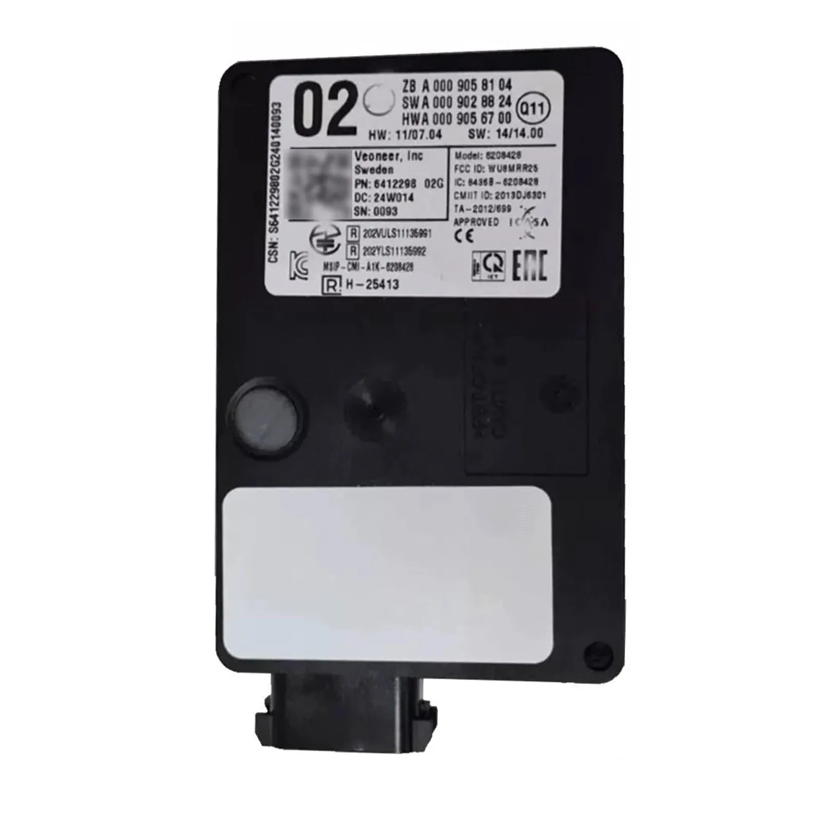 Unité de commande de capteur radar Distronic A0009058104 pour Mercedes W205 W222 W253