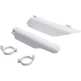 UFO SU03998@041 FORK SLIDER PROTECTORS SUZUKI RM/RMZ WHITE