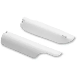UFO YA03872#046 FORK SLIDER PROTECTORS YAMAHA YZ/YZF WHITE