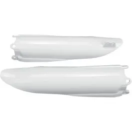UFO YA03896#046 FORK SLIDER PROTECTORS YAMAHA YZ/YZF WHITE