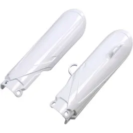 UFO YA04870#046 FORK SLIDER PROTECTORS WHITE