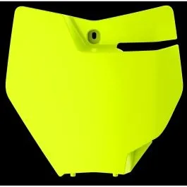 POLISPORT 8664900005 FRONT NUMBER PLATE FLUO YELLOW
