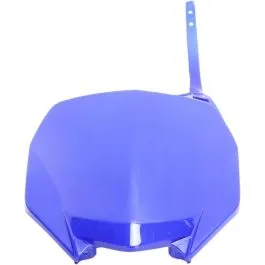 UFO YA04860#089 FRONT NUMBER PLATE YAMAHA BLUE