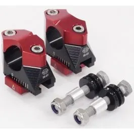 GILLES TOOLING 2DGT-02-10-BR RISERS 2DGT BK/RD