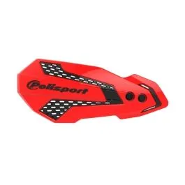 POLISPORT 8308200021 HANDGUARDS MX FLOW RD/BK
