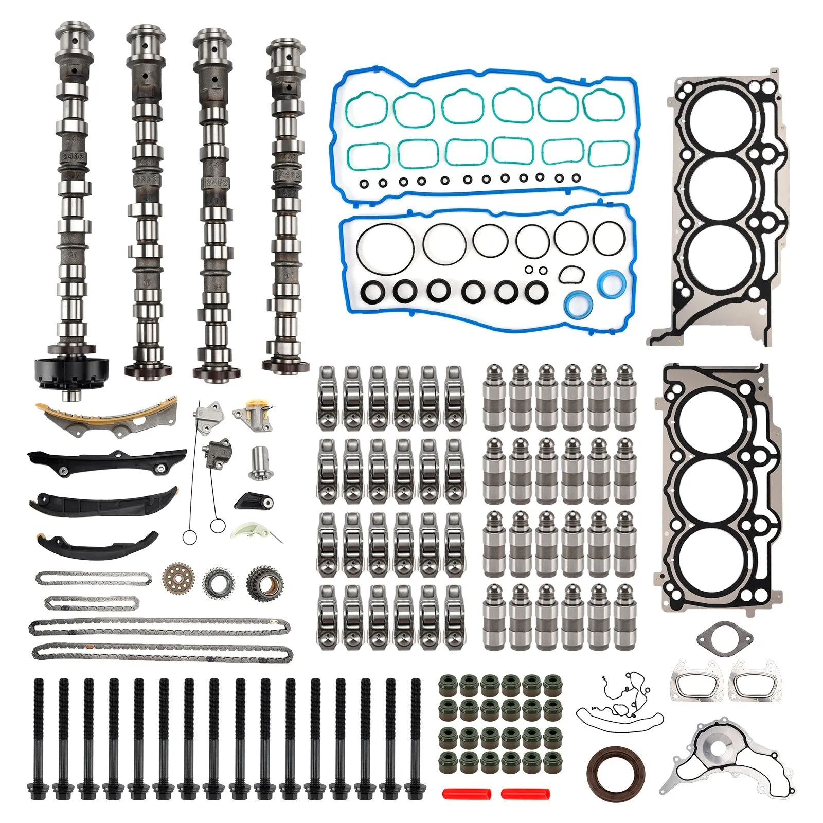 Moteur Dodge Avenger 3.6L V6 2011-2014 Arbres à cames Culbuteurs Poussoirs Chaîne de distribution