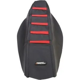 MOOSE RACING CRF45013-331RT RIBBED SEAT COVER BLACK/RED