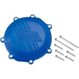 UFO AC02402 CLUTCH COVER W/MOUNTING KIT YAMAHA YZF/WR 450 BLUE