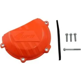 UFO AC02412 CLUTCH COVER W/MOUNTING KIT KTM ORANGE