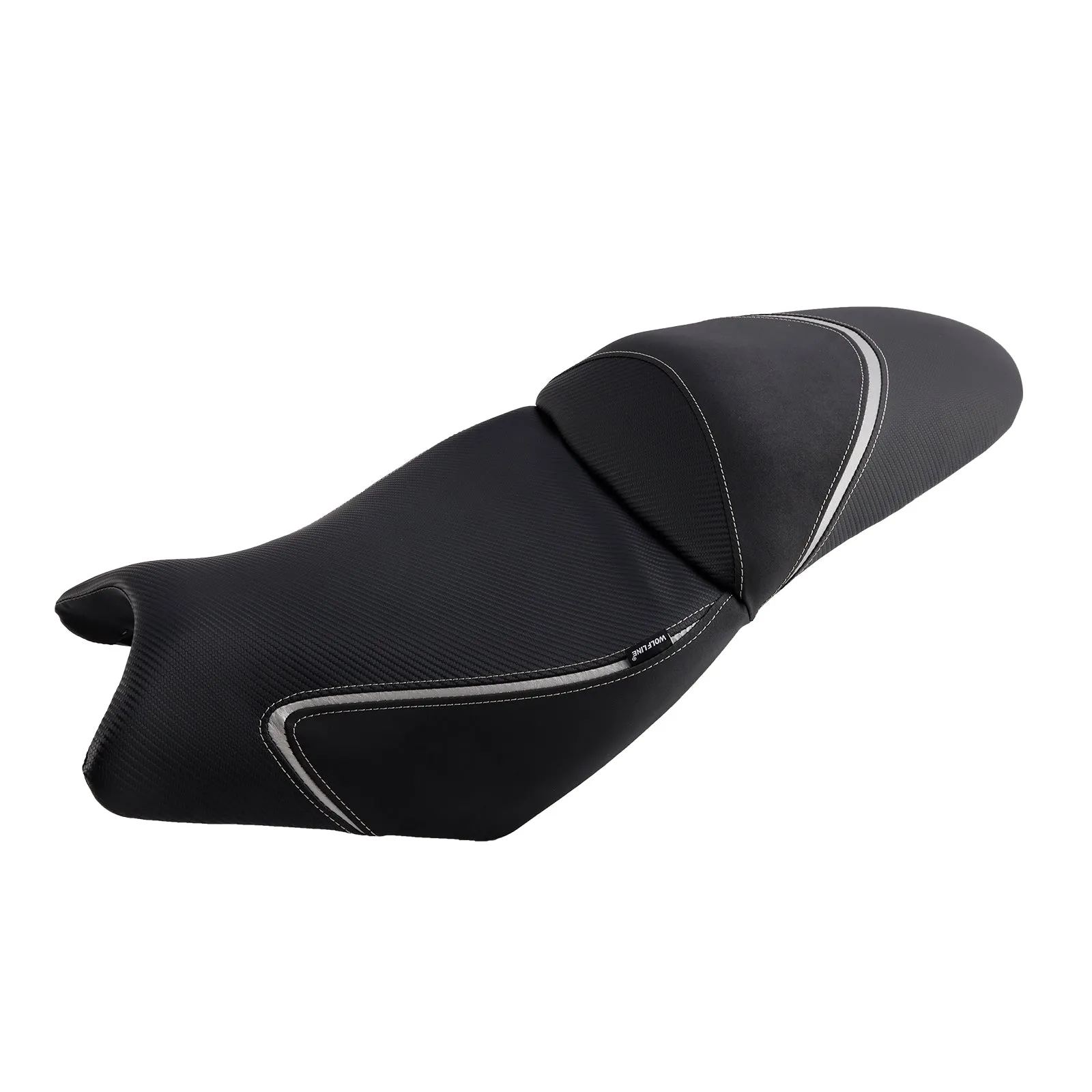 Selle pilote et passager complète grise pour Kawasaki Versys 650 2022-2024