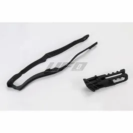 UFO HO04665#001 CHAIN GUIDE & SLIDER KIT HONDA CRF BLACK