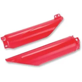 UFO HO03672#067 FORK SLIDER PROTECTORS HONDA CR125/250/500 CR-RED