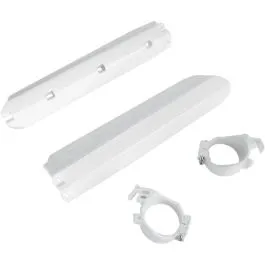 UFO YA02838@046 FORK SLIDER PROTECTORS YAMAHA YZ125/250 WHITE