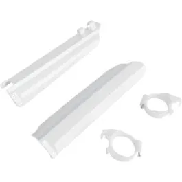 UFO YA03803@046 FORK SLIDER PROTECTORS YAMAHA YZ/YZF/WRF WHITE