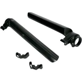 UFO KT03025@001 FORK SLIDER PROTECTORS KTM 125/250/300/360/400/620 W/MARZOCCHI-FORKS (93-97) BLACK