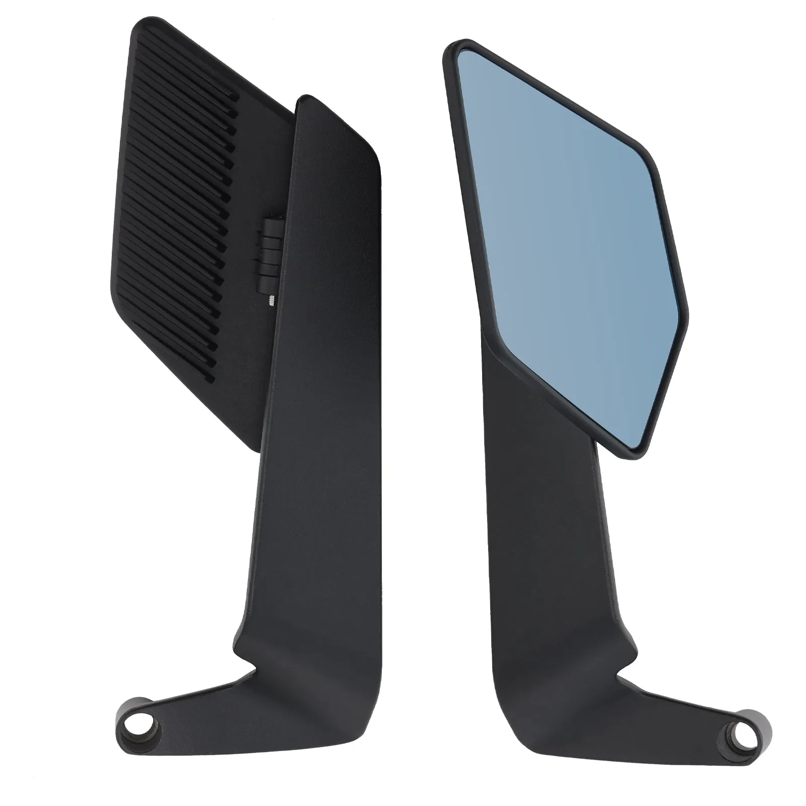 Ensemble de rétroviseurs Winglet en verre bleu pour Trident 660 Street Triple R RS 765 2022-2024