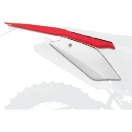 POLISPORT 8550800004 REAR FENDER W/SIDE PANELS WHITE