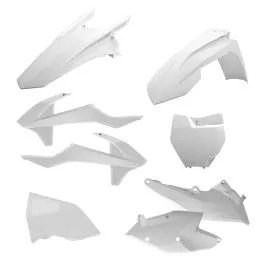 POLISPORT 90882 STANDARD ENDURO BODY KIT WHITE