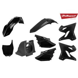 POLISPORT 90649 COMPLETE MX BODY KIT BLACK