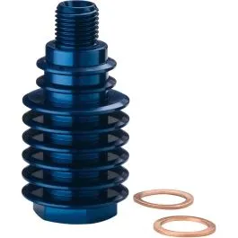 MOOSE RACING M73-120 REAR BRAKE CALIPER COOLER ALUMINUM BLUE