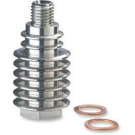 MOOSE RACING M72-100 REAR BRAKE CALIPER COOLER ALUMINUM SILVER