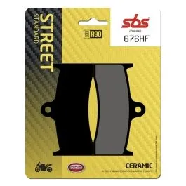 SBS 676HF BRAKE PADS CARBON CERAMIC HI-TECH