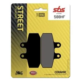 SBS 588HF BRAKE PADS CARBON CERAMIC HI-TECH