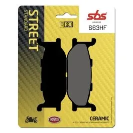SBS 663HF BRAKE PADS CARBON CERAMIC HI-TECH