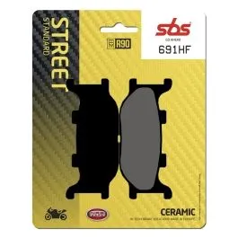 SBS 691HF BRAKE PAD CARBON CERAMIC HI-TECH