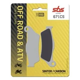 SBS 671CS BRAKE PADS SINTER CARBON HI-TECH