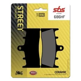 SBS 686HF BRAKE PADS CERAMIC HI-TECH
