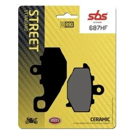 SBS 687HF BRAKE PADS CERAMIC HI-TECH