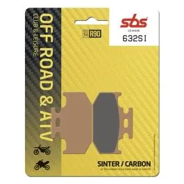 SBS 632SI BRAKE PADS SINTER CARBON HI-TECH OFFROAD