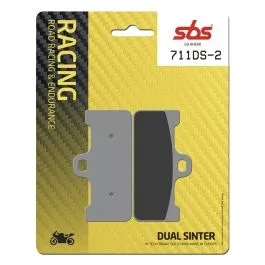 SBS 711DS-2 BRAKE PADS DUAL SINTER ROAD RACING DYNAMIC RACING CONCEPT HI-TECH
