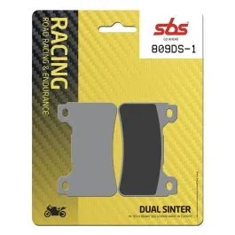 SBS 809DS-1 BRAKE PADS DUAL SINTER ROAD RACING DYNAMIC RACING CONCEPT HI-TECH