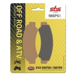 SBS 986PSI BRAKE PADS SINTER HI-TECH ATV & UTV