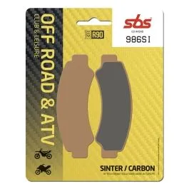 SBS 986SI BRAKE PADS SINTER CARBON HI-TECH OFFROAD