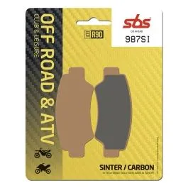 SBS 987SI BRAKE PADS SINTER CARBON OFFROAD HI-TECH
