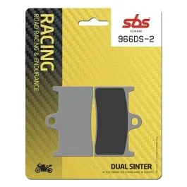 SBS 966DS-2 BRAKE PADS DUAL SINTER ROAD RACING DYNAMIC RACING CONCEPT HI-TECH