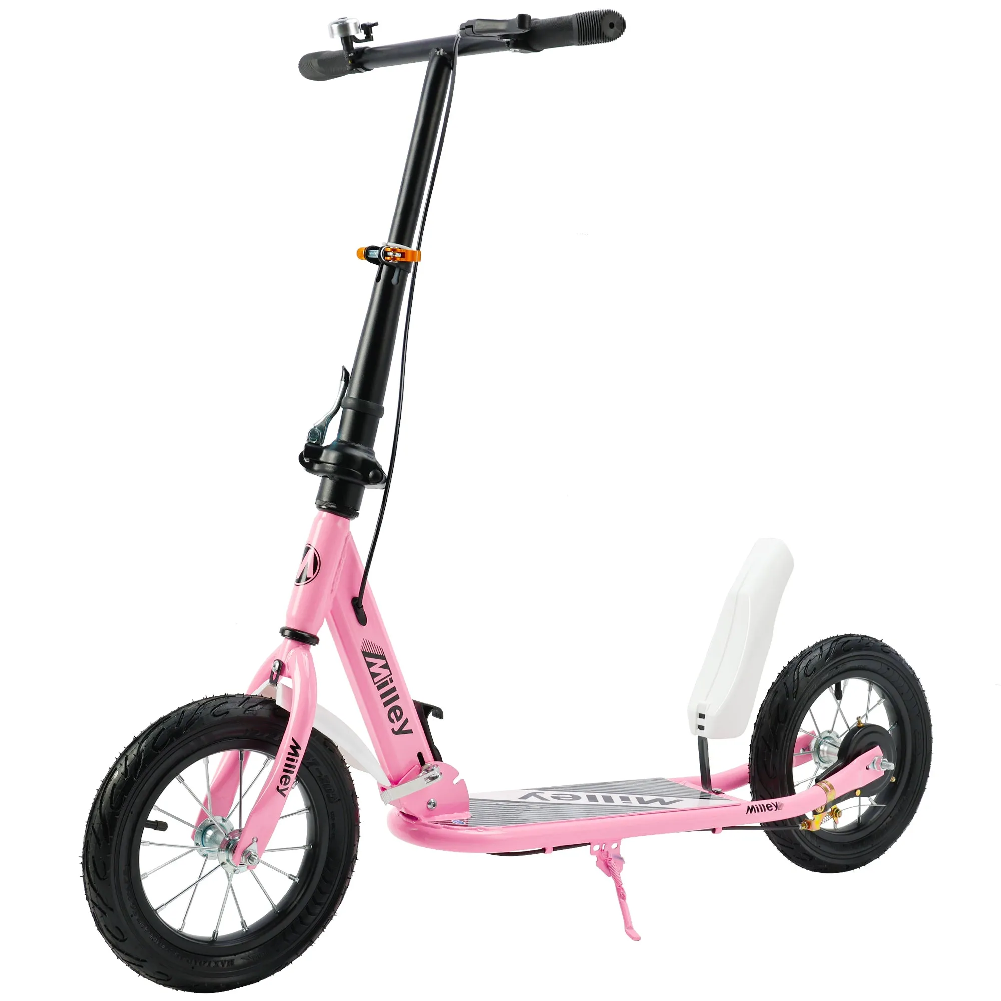 Trottinette enfant 12 pouces pneus gonflables freins double sécurité 8 ans et plus