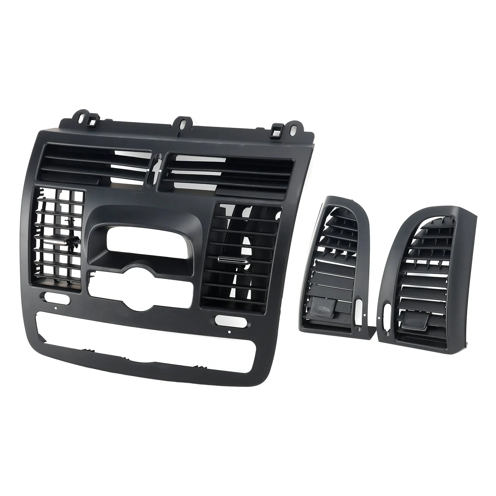 Tableau de bord central avec climatisation et 2 grilles d'aération pour Mercedes-Benz W639, Vito, Viano (2004-2015)