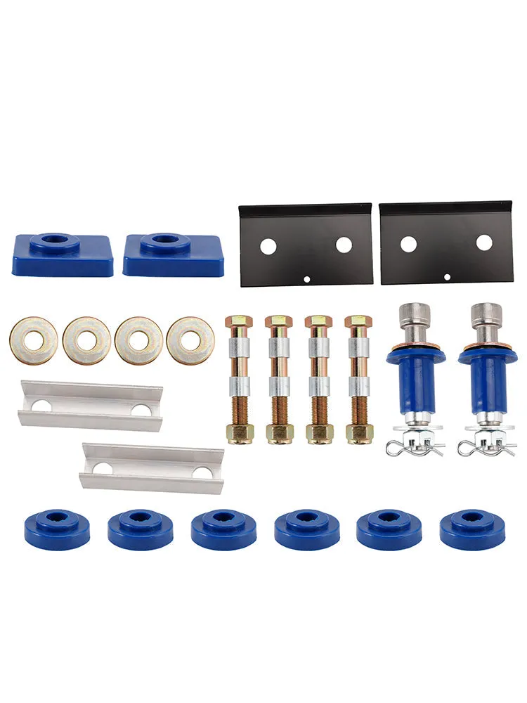 Kit de bagues de pivot de charnière de capot, boulon de montage 13-04154, compatible avec Peterbilt 357 378 379