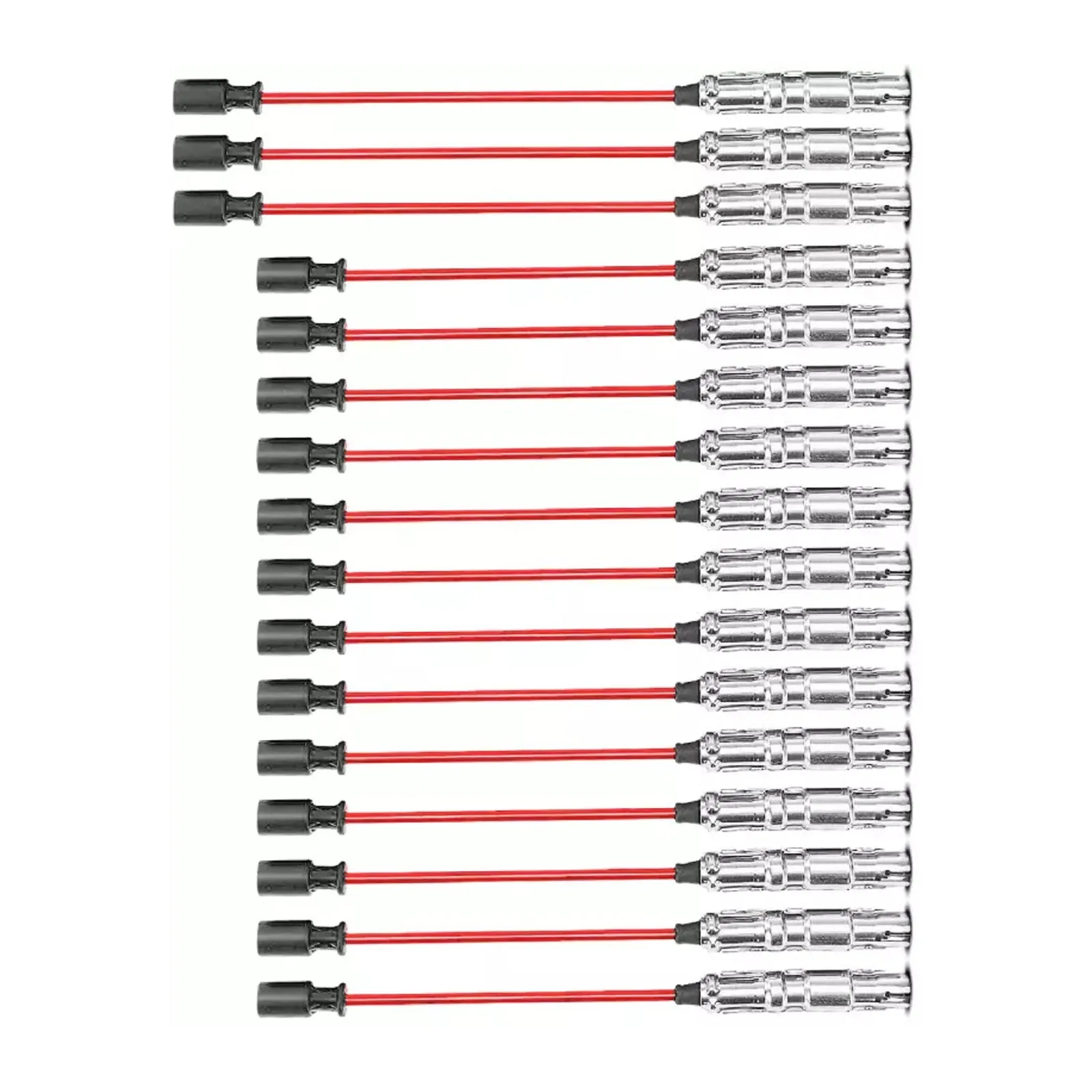 Jeu de 16 fils d'allumage pour bougies d'allumage 1121500218 pour Mercedes Benz ML SLK 320 350