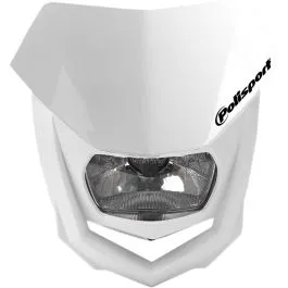 POLISPORT 8657400036 HALO HALOGEN HEADLIGHT APPROVED 12V/35/5W WHITE