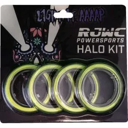 RJWC POWERSPORTS 234003 HALO KIT LED 2 GREEN