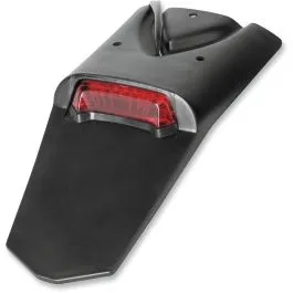 UFO PP01218#001 PHANTOM LICENSE PLATE HOLDER W/ LED-TAILLIGHT (E11 & DOT) BLACK