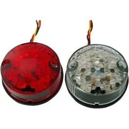 PARTS UNLIMITED 01191591 LED TAIL LIGHT / CLEAR LENS / TRANSPARENT