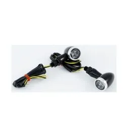 PARTS UNLIMITED 012527616 LED CLEAR - LENS TURN SIGNAL / ALUMINIUM ZINC ALLOY / BLACK