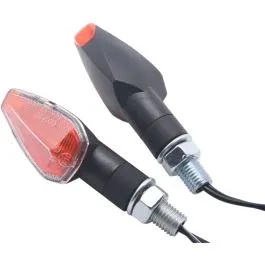 PARTS UNLIMITED 0115731112 CLEAR & AMBER - LENS TURN SIGNAL / ABS / BLACK